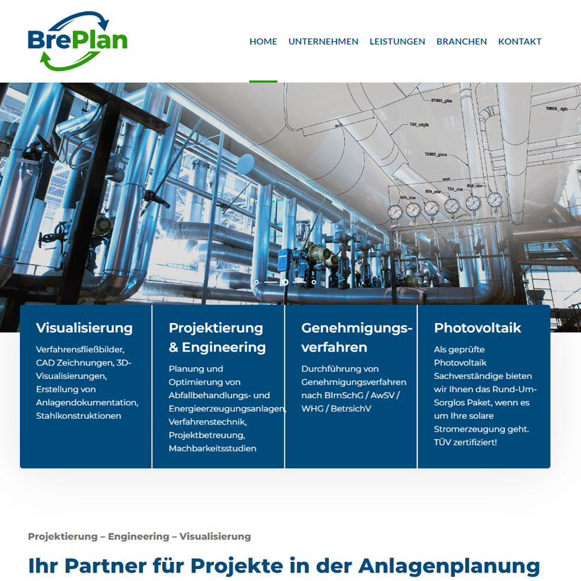 Webdesign Bremen BrePlan